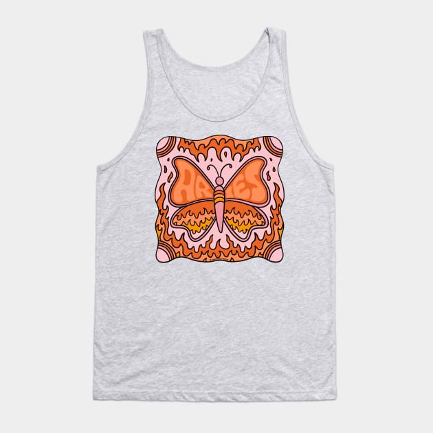 Aries Butterfly Tank Top by Doodle by Meg